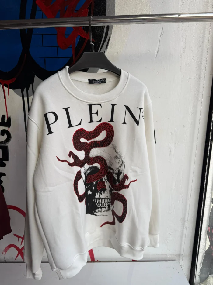 Dodge Sweatshirt Philipp Plein White - Image 2