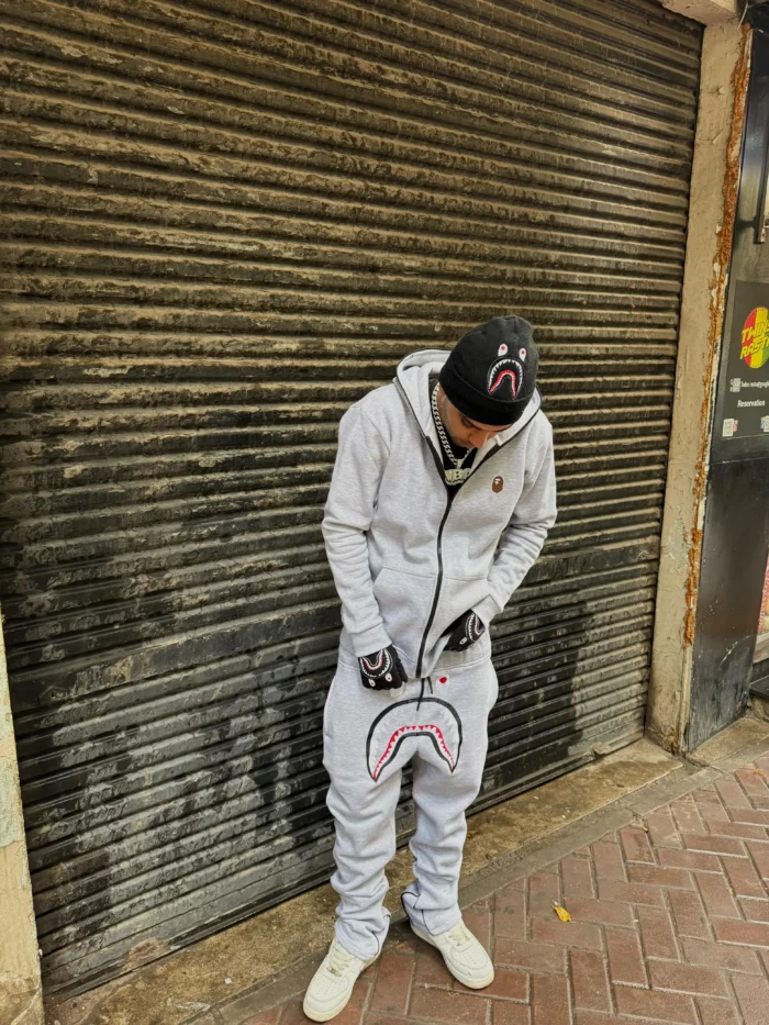 Dodge Tracksuit Bape Grey - Image 2