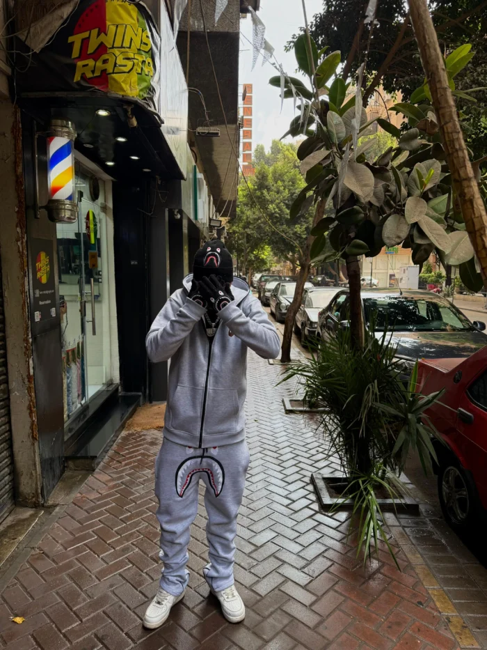 Dodge Tracksuit Bape Grey - Image 3