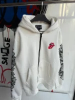 Dodge Hoodie Chrome White