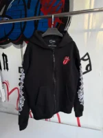 Dodge Hoodie Chrome Black