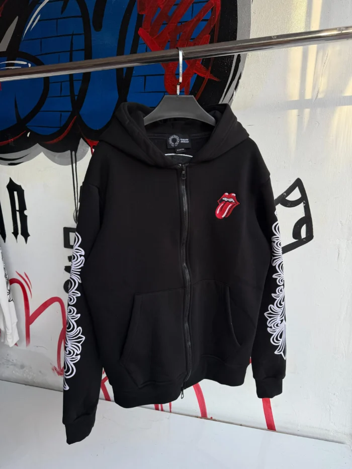 Dodge Hoodie Chrome Black - Image 1