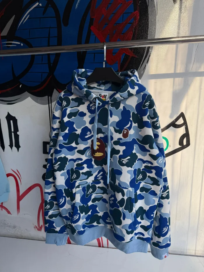 Dodge Hoodie Bape Blue - Image 1
