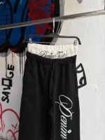 DENIM TEARS BLACK SWEIT PANT - Image 5