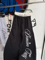 DENIM TEARS BLACK SWEIT PANT - Image 3