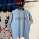T-SHIRT Moncler BABY BLUE