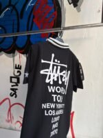 T-SHIRT POLO Stussy BLACK - Image 3