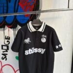 T-SHIRT POLO Stussy BLACK