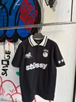 T-SHIRT POLO Stussy BLACK