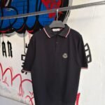 T-SHIRT POLO Moncler BLACK