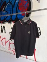 T-SHIRT POLO Moncler BLACK