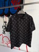 T-SHIRT POLO LV BLACK