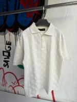 T-SHIRT POLO LV WHITE