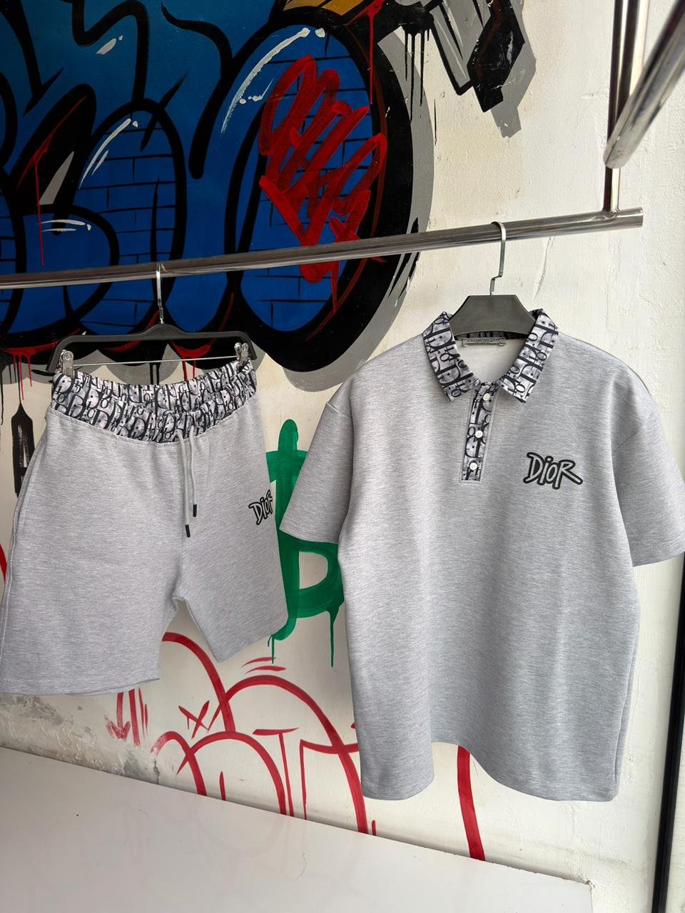 WhatsApp Image 2026-03-05 at 8.14.47 PM Tracksuit DIOR POLO GREY - Image 1